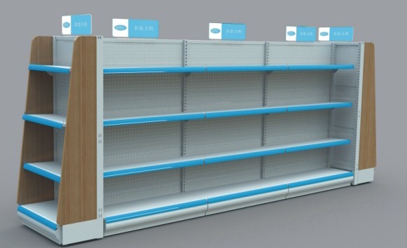 藥房中島展架韓式孔板超市貨架藥店貨架 母嬰店貨架藥品貨架*鴻陽(yáng)貨架_五金類欄目