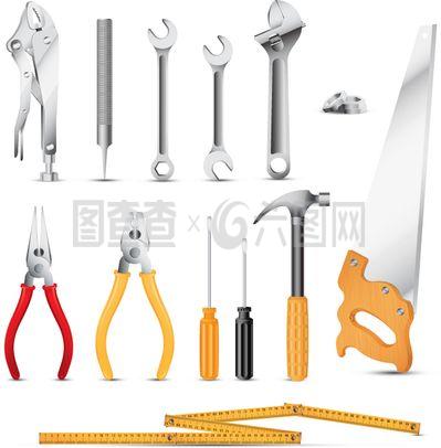五金工具矢量素材 現(xiàn)代設(shè)計(jì)與工程必備資源
